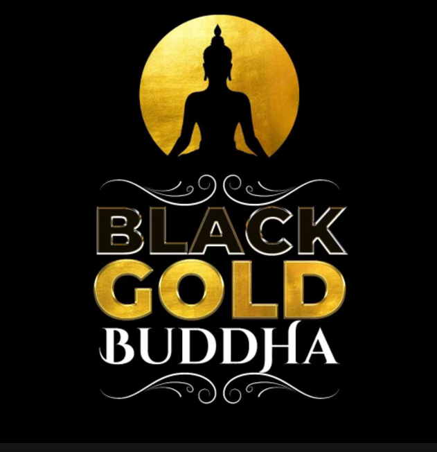 Photograph of product: Black Gold Buddha | 100mg | Peach