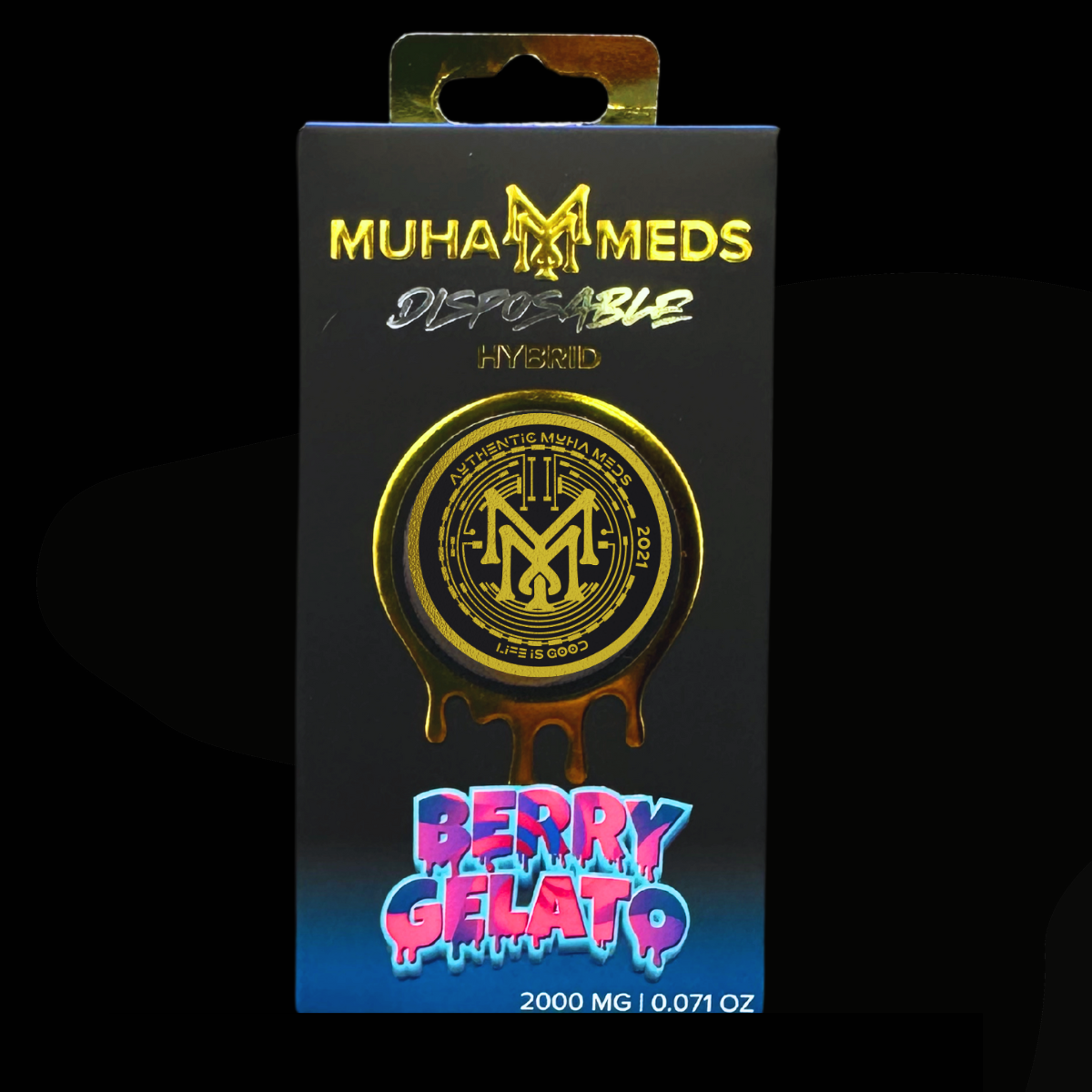 Photograph of product: Muha Meds 2g Disposable | Berry Gelato