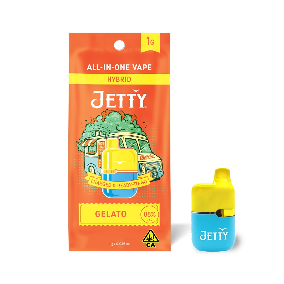 Photograph of product: Jetty | High TH-oui Disposable | Gelato | 1g