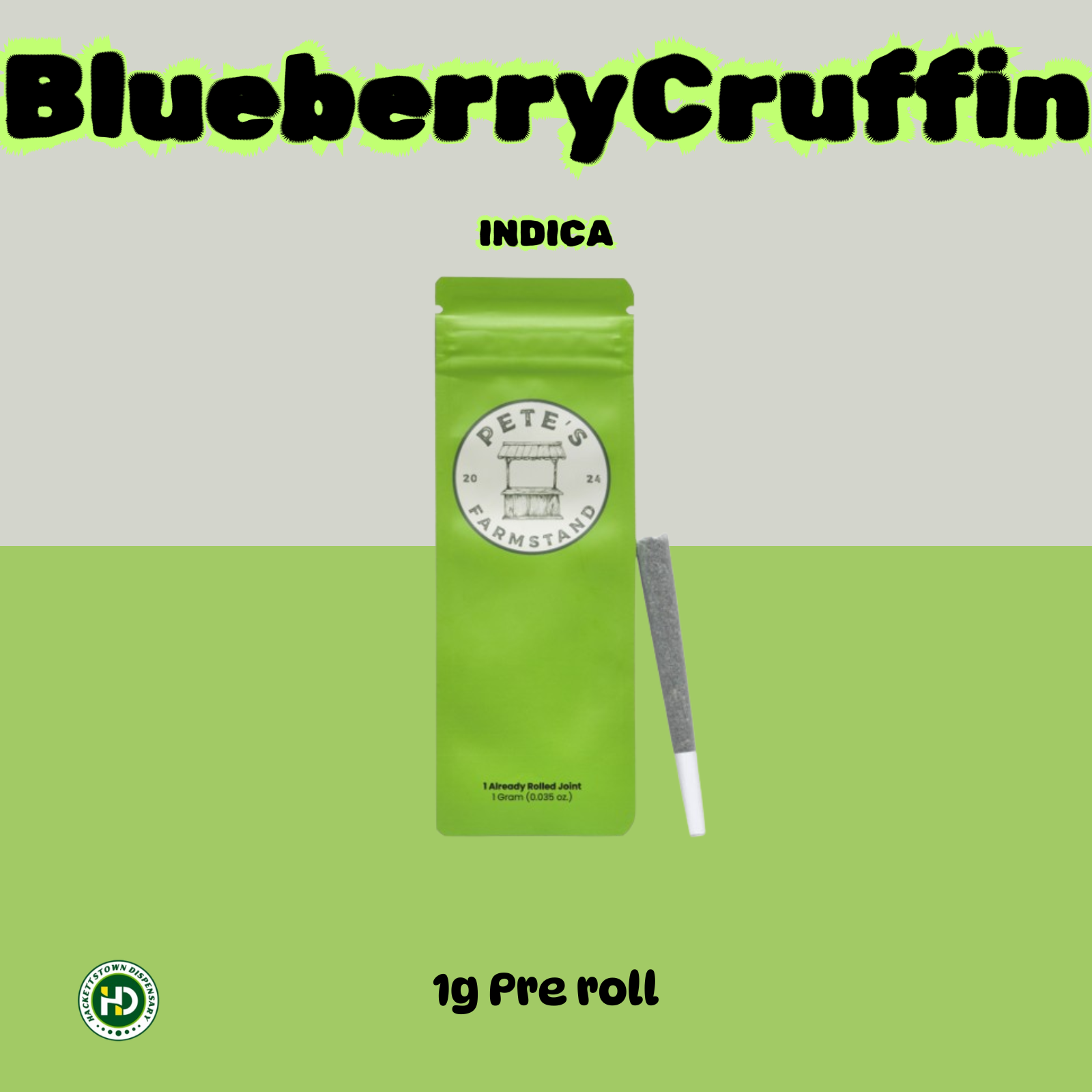 Photograph of product: Pete's Farmstand | Blueberry Cruffin | 1g (Oui'd Dominant)