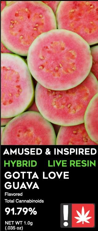 Photograph of product: Cartridge - 1g Flavored Freshy Live Resin - Gotta Love Guava