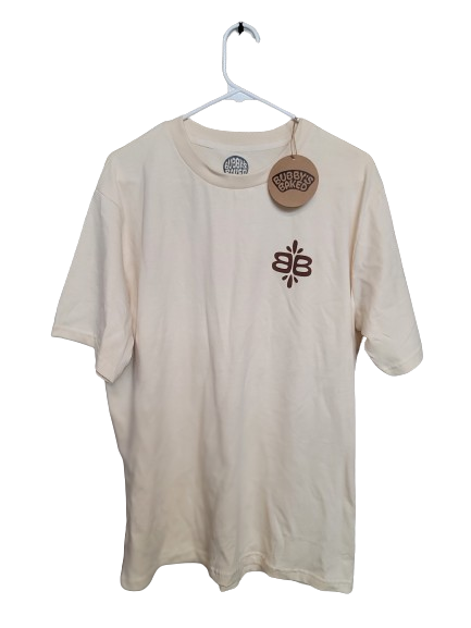 Photograph of product: Bubby's Baked T-shirt (Tan)