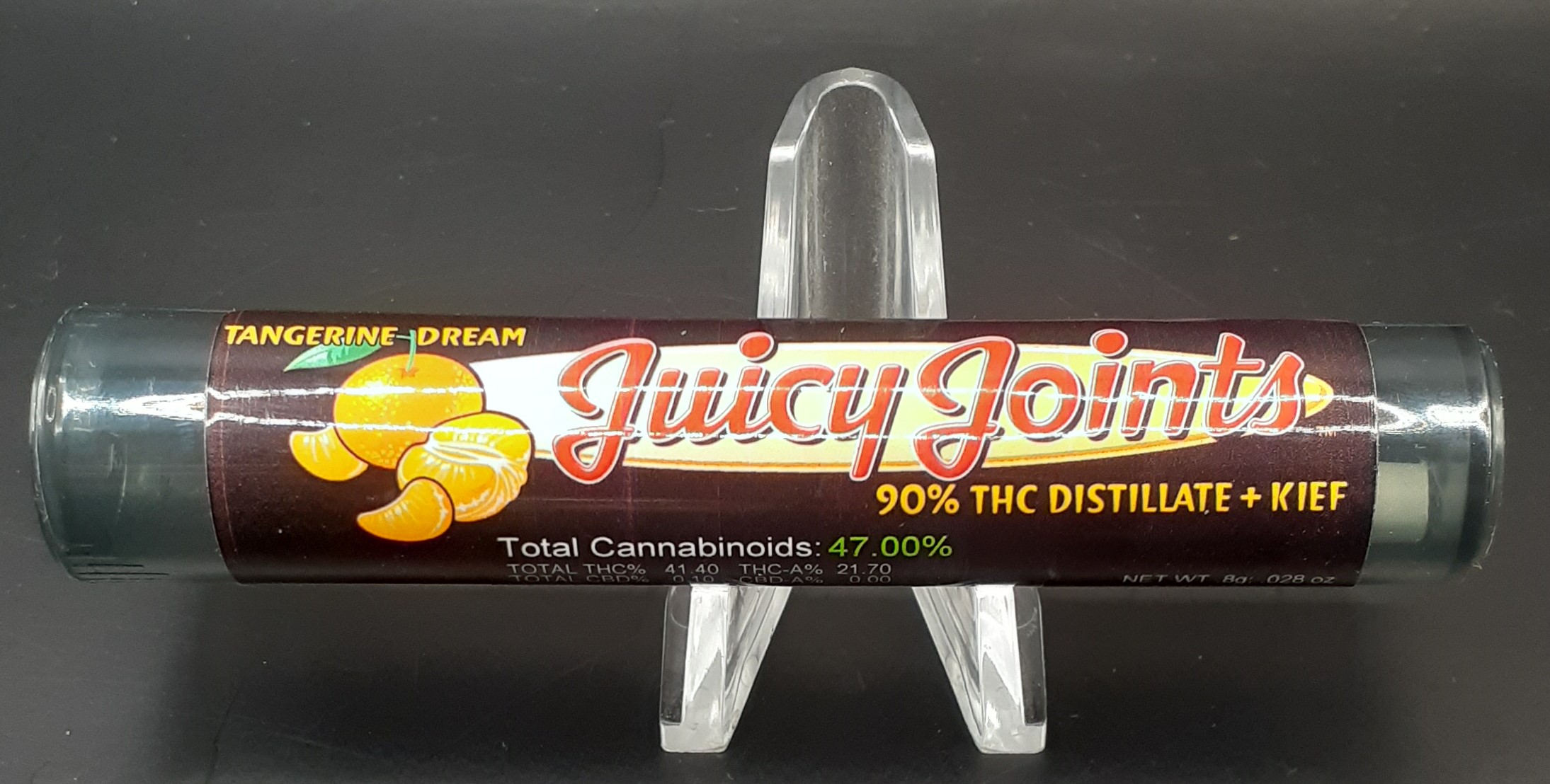 Photograph of product: Tangerine Dream Infused Pre-Roll | 0.8g