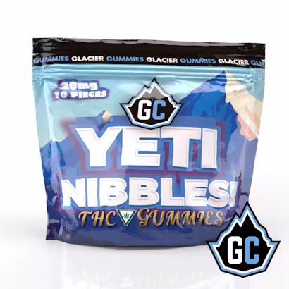 Photograph of Product: Glacier | Sour Strawberry Gummies | 200mg 10Pk