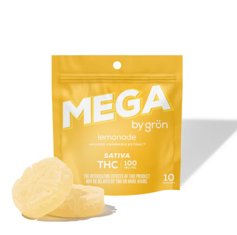 Photograph of product: Grn Mega Pearl | Lemonade (Oui'd) | 1pc 100mg