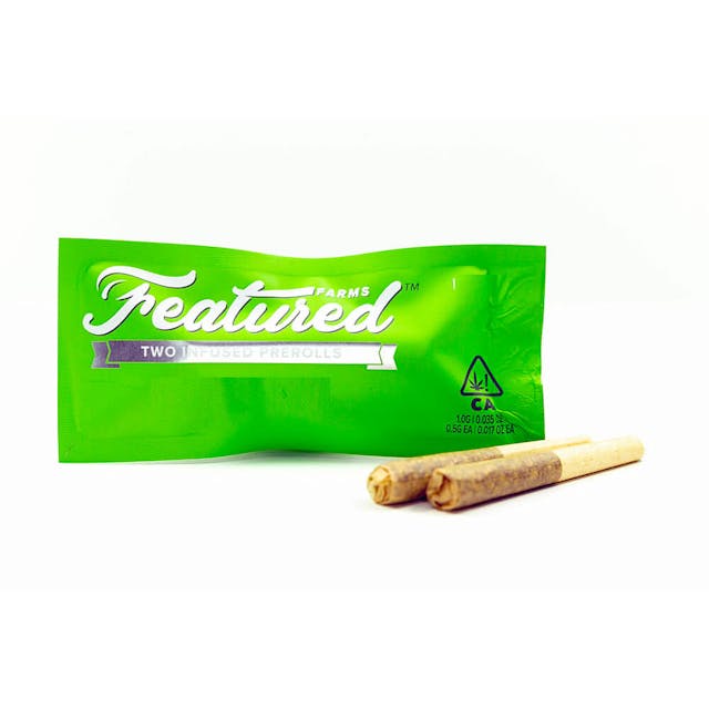 Photograph of product: Rove - 1G Pre-Rolls Infused Pineapple Express 2Pk - Pineapple Express