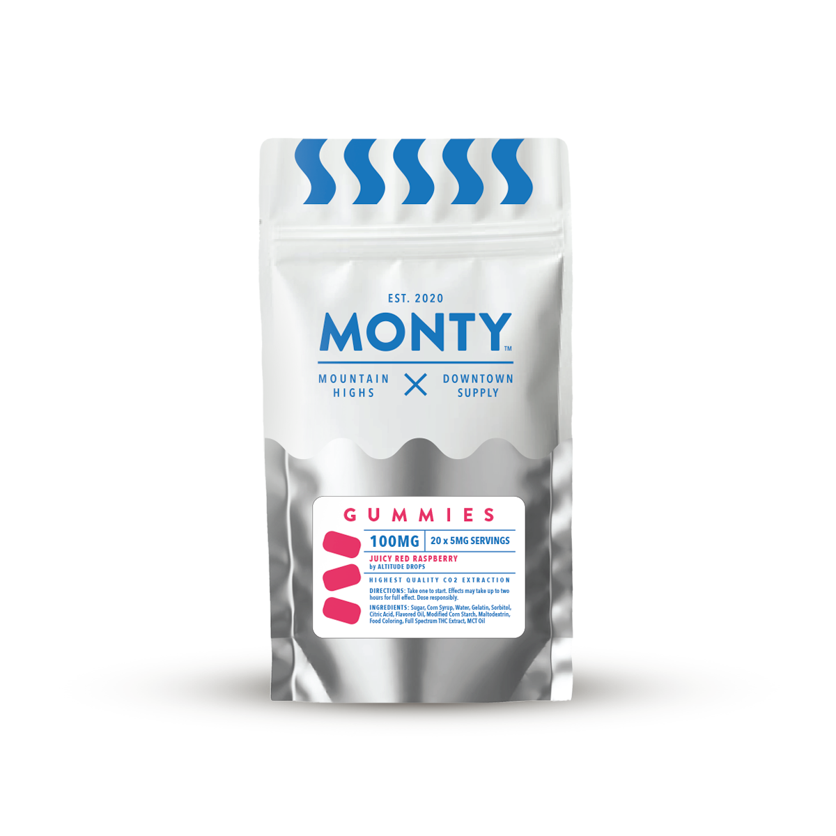 Photograph of product: ALTITUDE DROPS | Juicy Red Raspberry | Gummies