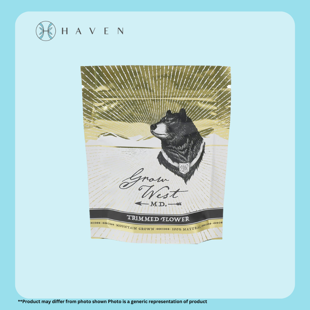 Photograph of product: Gold Trimmed | 3.5g Cambodian Thai Skunk (PrePacked Bud) Grow West