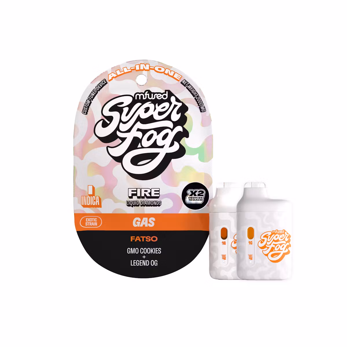 Photograph of product: Fatso | Fire Jefe AIOS | 2pk | 2g