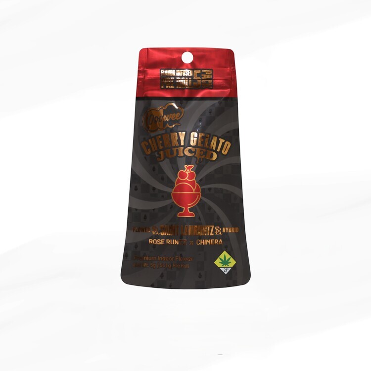 Photograph of product: Cherry Gelato - Saint Lauruntz -5pk Juiced Infused Preroll (Ooowee)