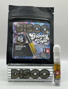 Photograph of product: Disco | Groovy Vape Cart Dream Berry | Oui'd