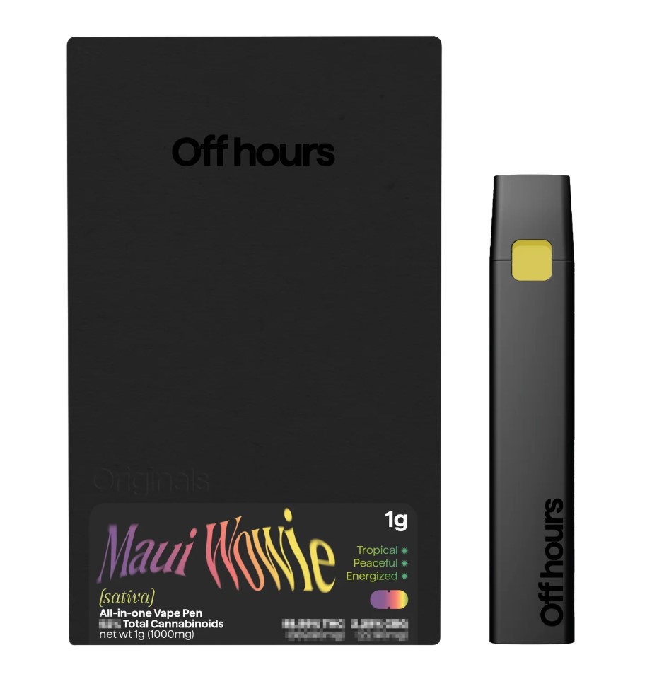 Photograph of product: Off Hours | Maui Wowie | Oui'd | 1g AIO Disposable Vape