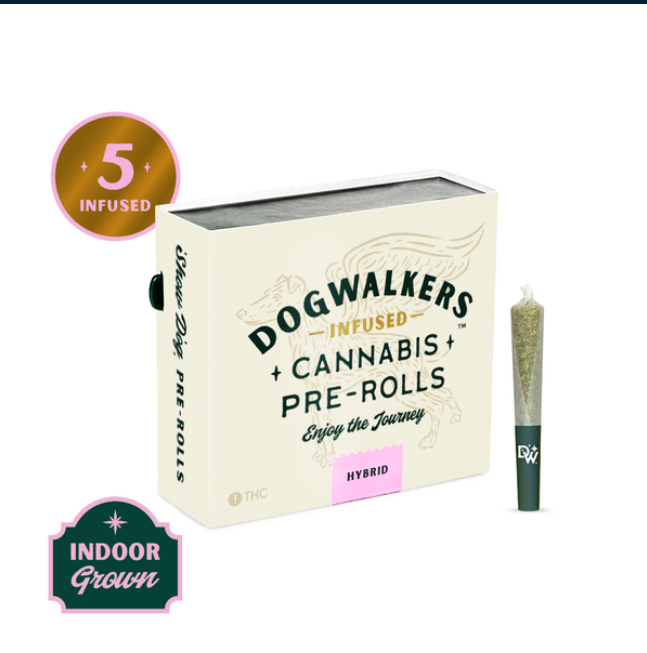 Photograph of product: Diamonds Infused Zacks Cake - Pre-Roll 5 Pack (2.5g)