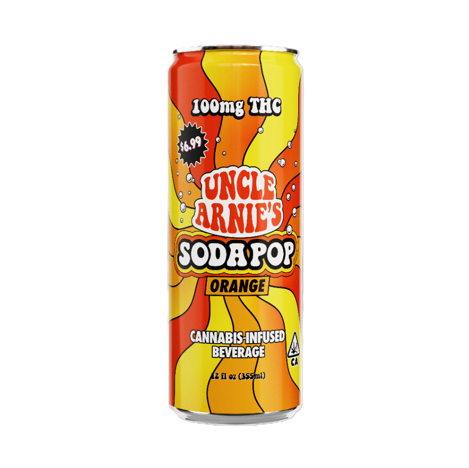 Photograph of product: Uncle Arnie's | Orange Soda | 12oz | 100mg