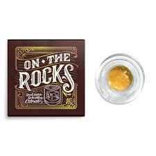 Photograph of product: Concentrate - On The Rocks - Blueberry Forum (I) - Solventless Live Rosin 1g