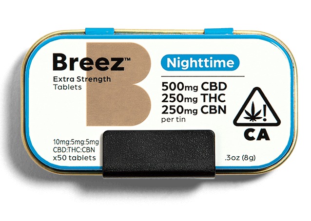 Photograph of product: Nighttime Tablets (250 Mg Thc + 500 Mg Cbd + 250cbn)