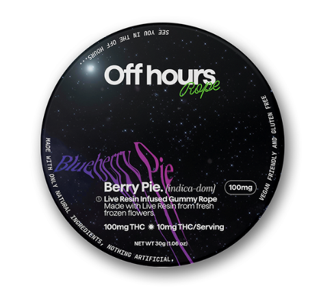 Photograph of product: Berry Pie | Live Resin Infused Gummy Rope