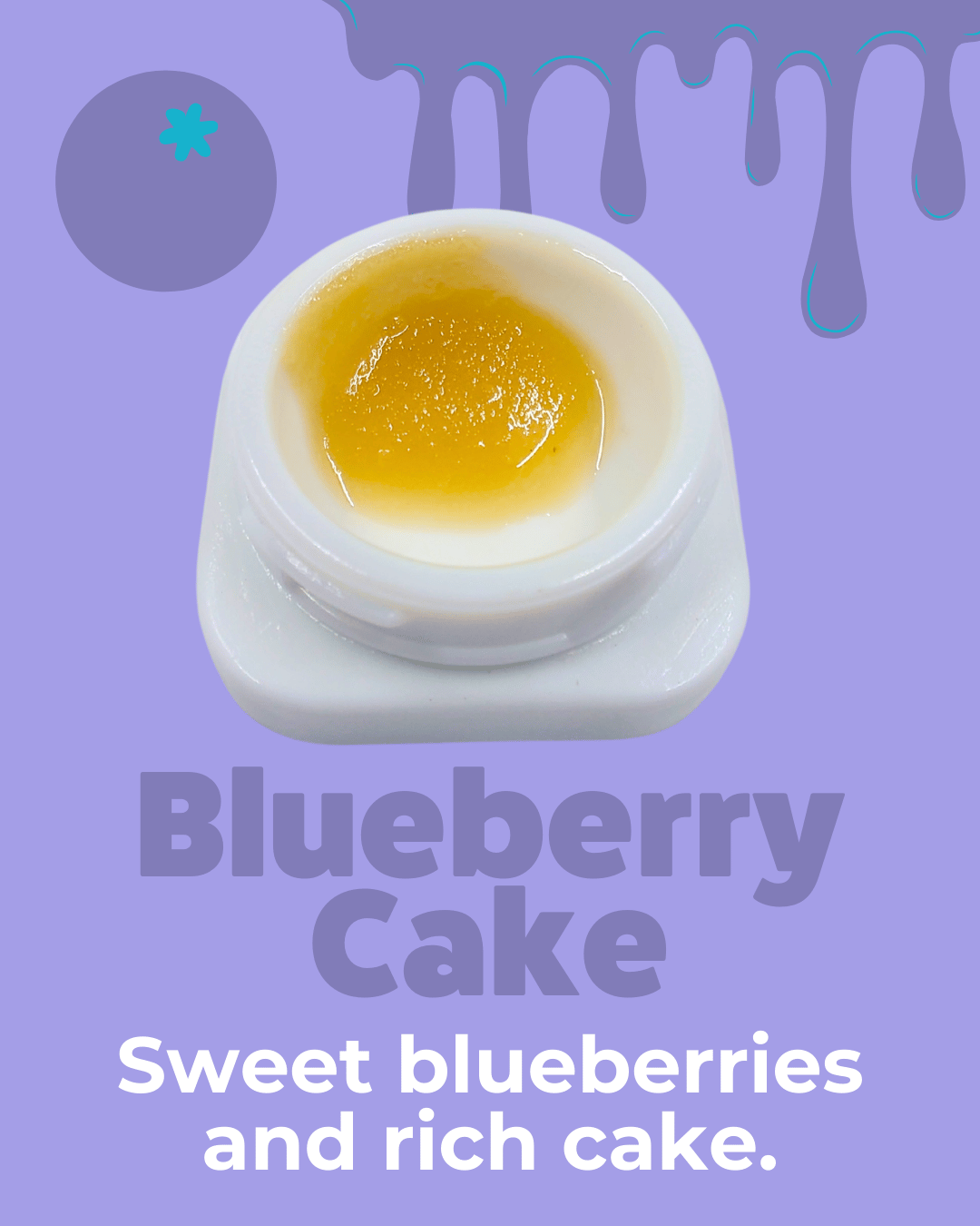 Photograph of product: Wax | Blueberry Cake | 1g