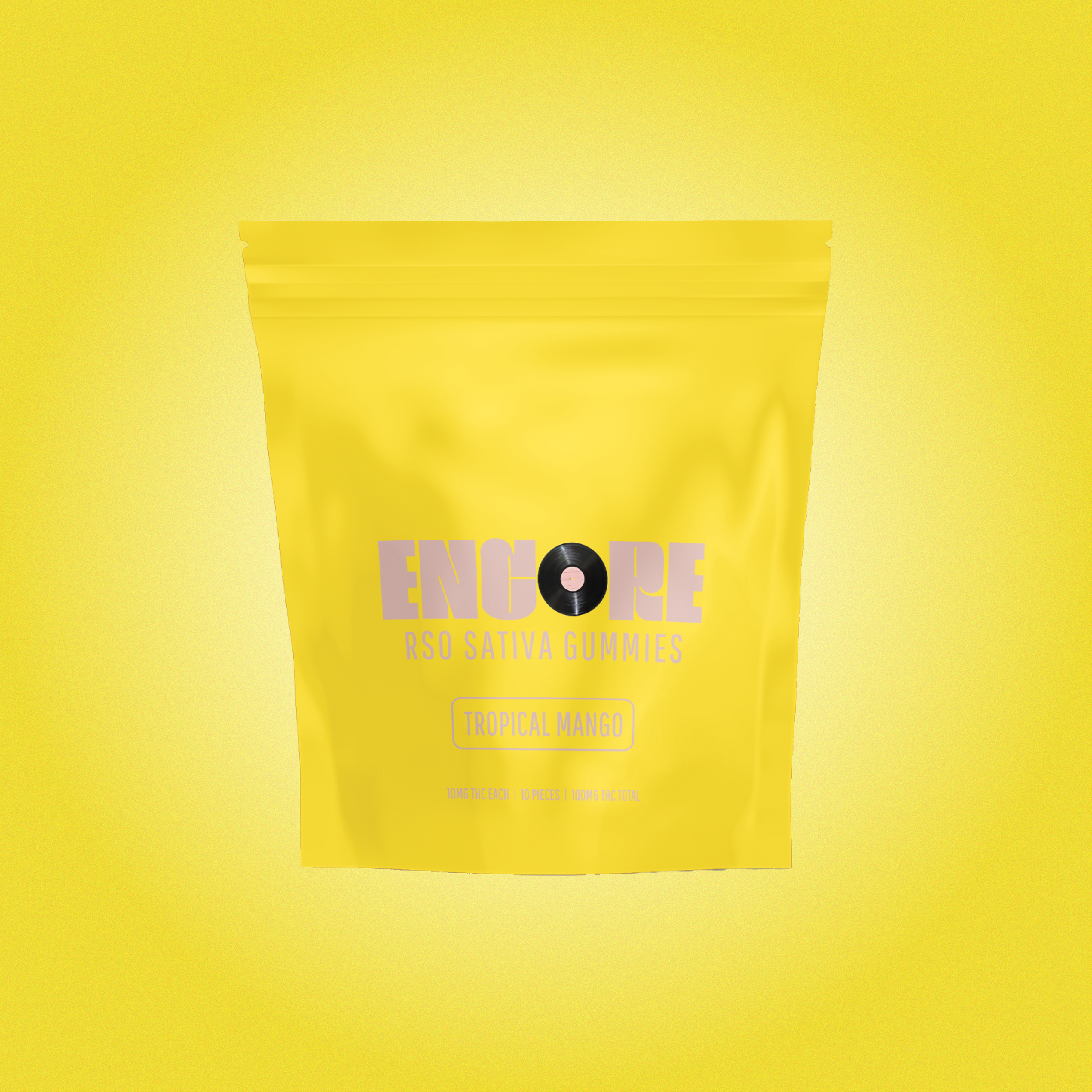 Photograph of product: Tropical Mango RSO Oui'd Gummies [10pk] 100mg