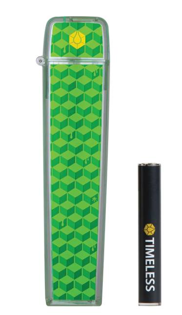 Photograph of product: Timeless - 1g Green/Black Battery & Flip Case Combo