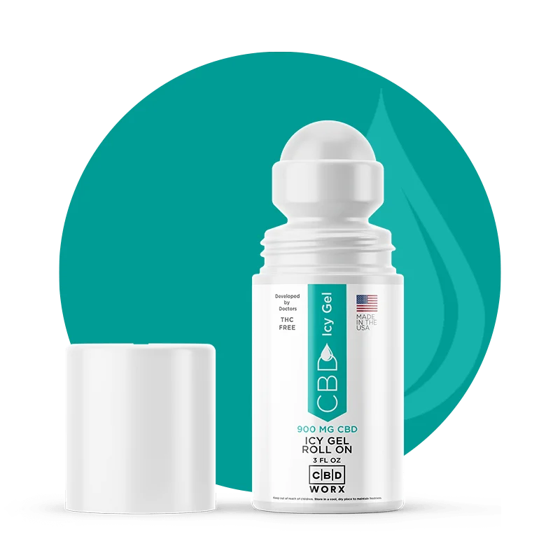 Photograph of product: CBD Worx | CBD Icy Roll On | 900mg (3oz)