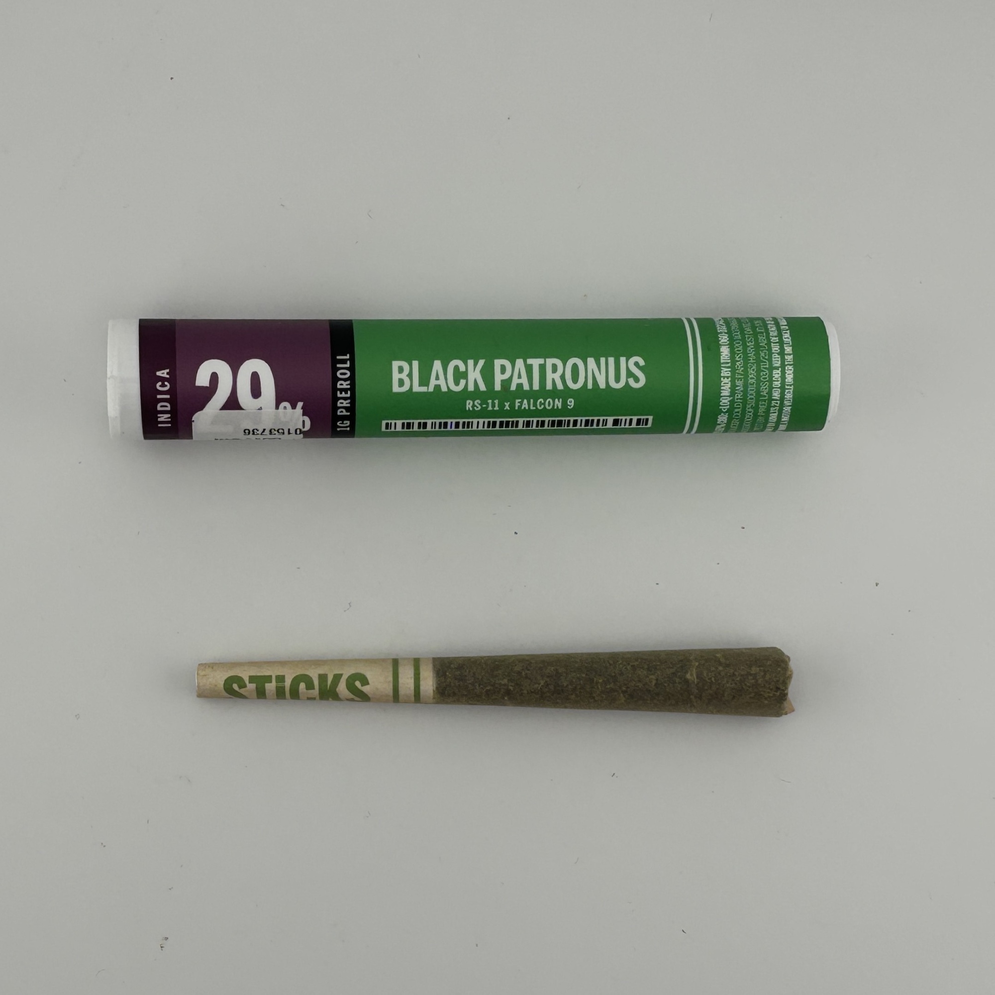 Photograph of product: STICKS | PR [I] | Black Patronus