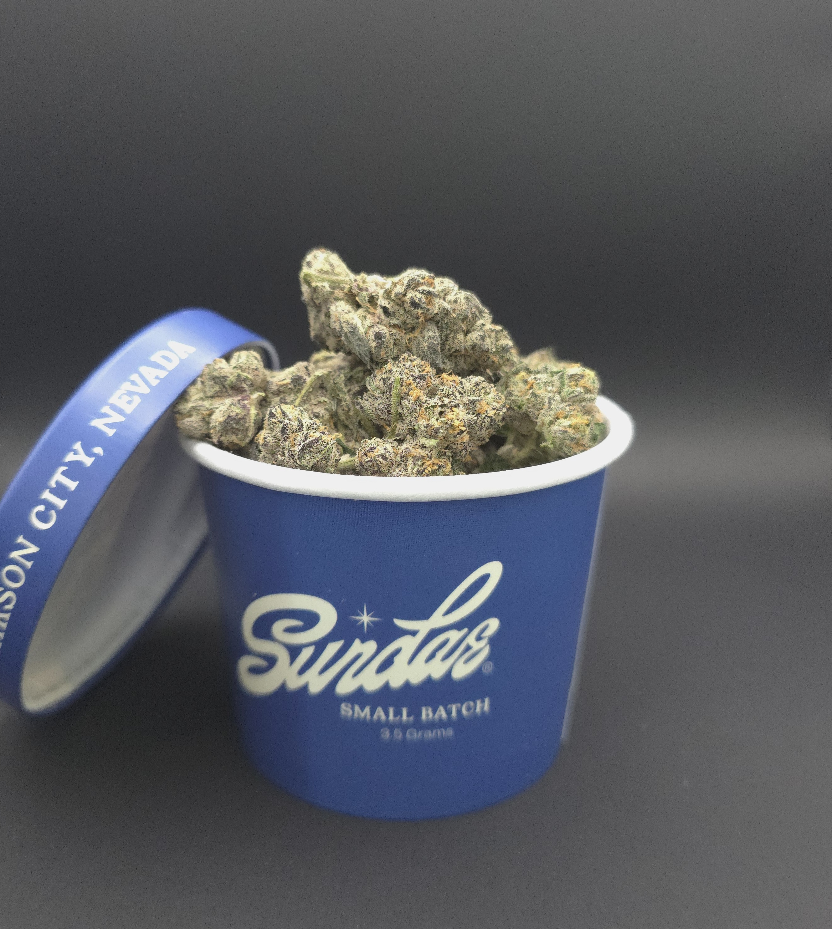 Photograph of product: Sundae Co. Sweet Grape OG (I) Flower 3.5g