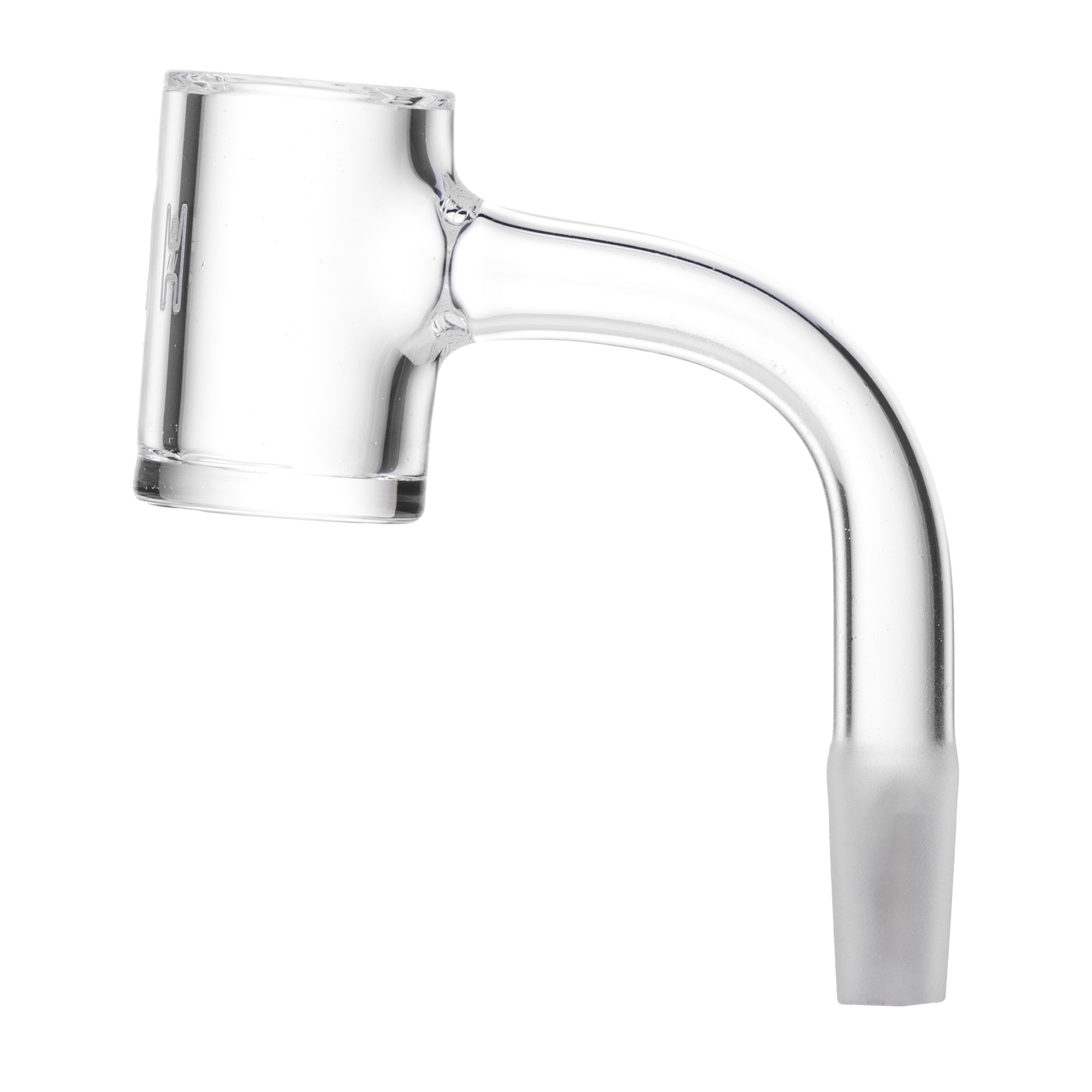 Photograph of product: Clear Bucket Banger | Full Weld | 14mm 90 Degree (TAX INCLUDED)