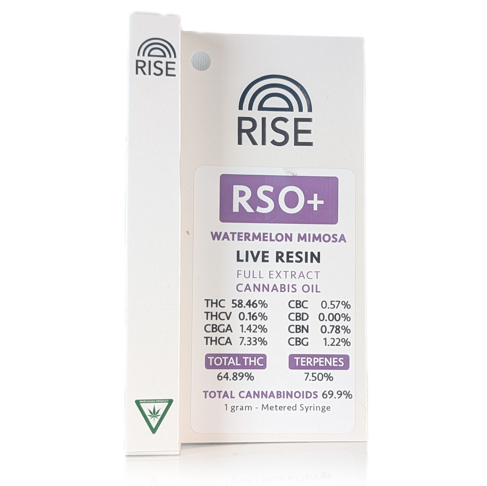 Photograph of product: RSO + WATERMELON MIMOSA LIVE RESIN
