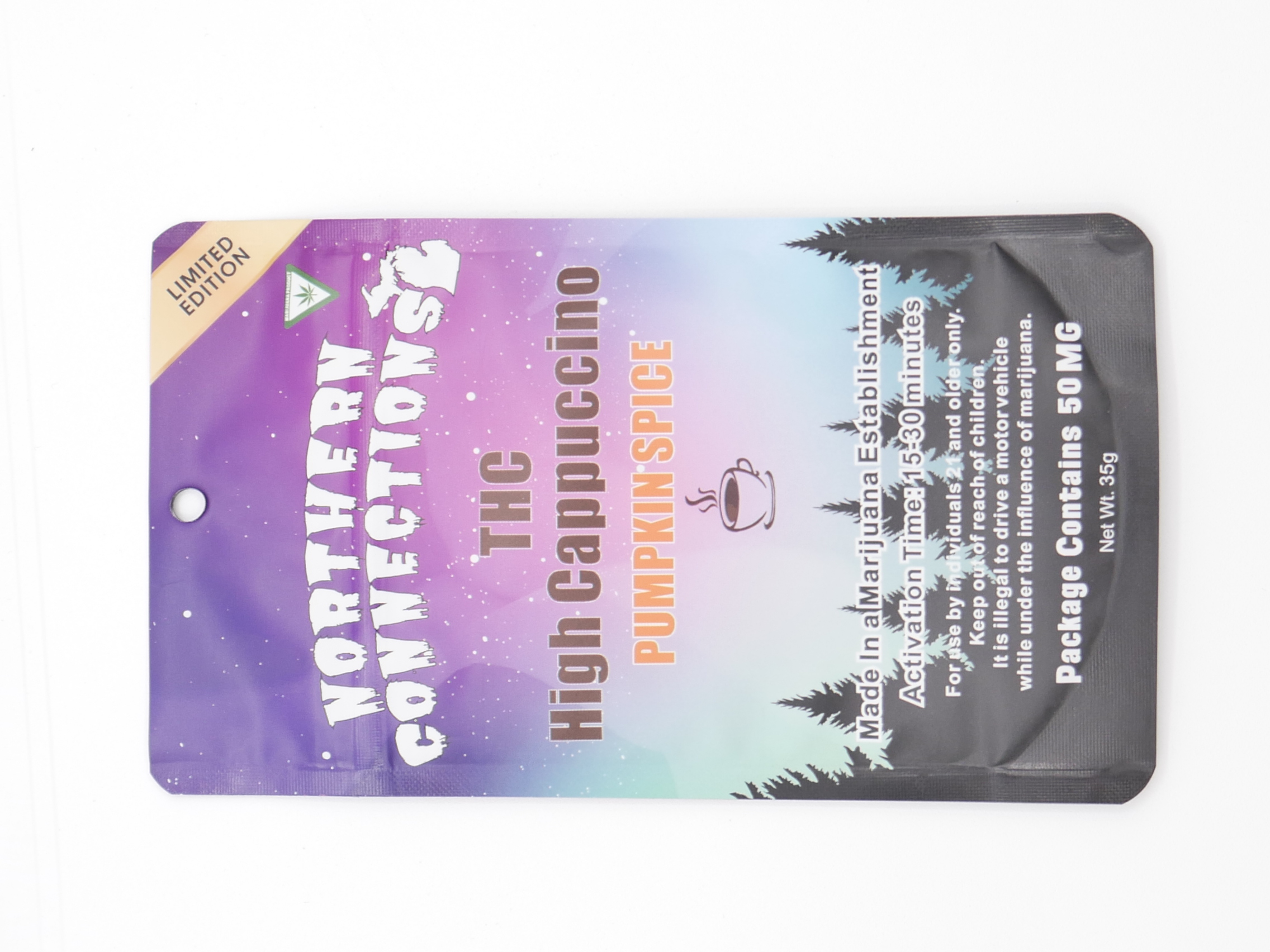 Photograph of product: NORTHERN CONNECTIONS | PUMPKIN SPICE CAPPUCCINO | DRINK MIX | 50MG