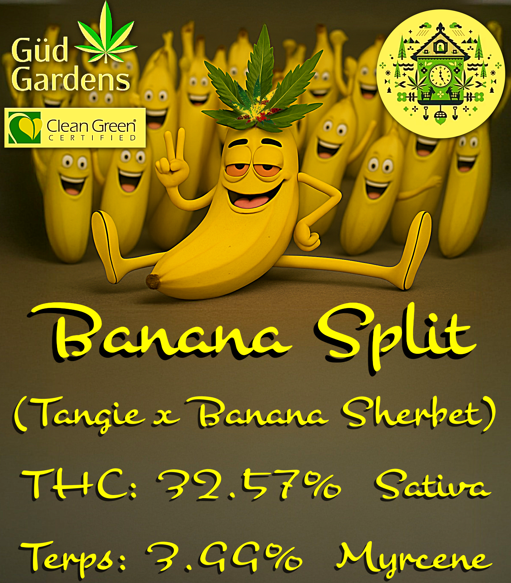 Photograph of product: Banana Split (Gud Gardens) - 28g