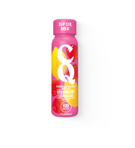 Photograph of product: Strawberry Lemonade | 100mg | 2oz Shot | Oui'd Quencher