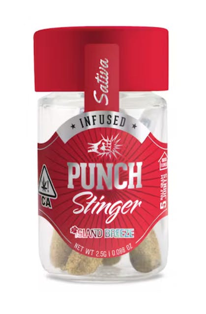 Photograph of product: Stinger Island Breeze 5pk Infused Preroll -