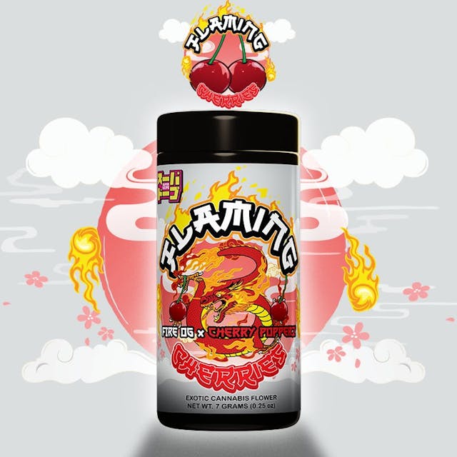 Photograph of product: Flaming Cherries 26.26% - 7G - Flaming Cherries (H)
