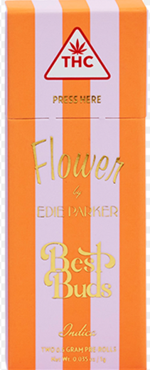 Photograph of product: EDIE PARKER | BEST BUDS | NIGHTCAP | LILAC DIESEL | PRE-ROLLS | 2PK