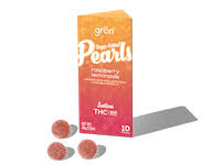 Photograph of product: Gron | Raspberry Lemonade Pearls | 100mg | 10pk