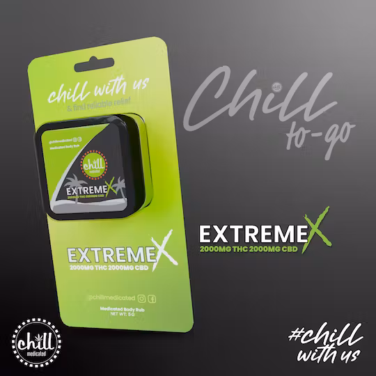 Photograph of product: Chill-To-Go - Rub - 150mg - 1:1 TH-oui/CBD - Extreme X