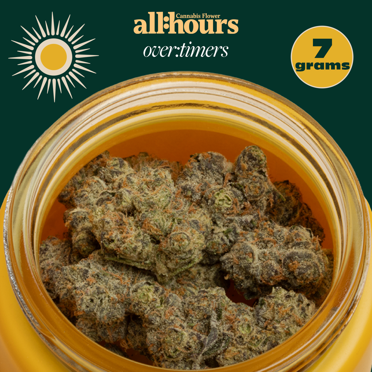 Photograph of product: Banana Acai Mints over:timers Flower 7g (C0040001197)