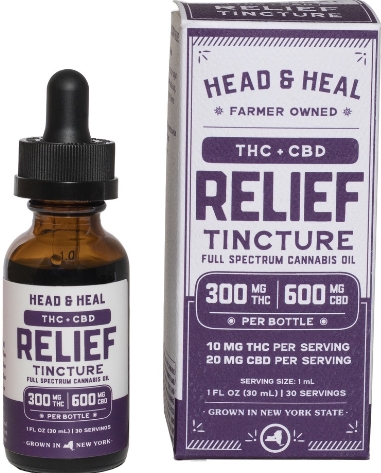 Photograph of product: Head and Heal Tincture | 1:2TH-oui/CBD | Relief