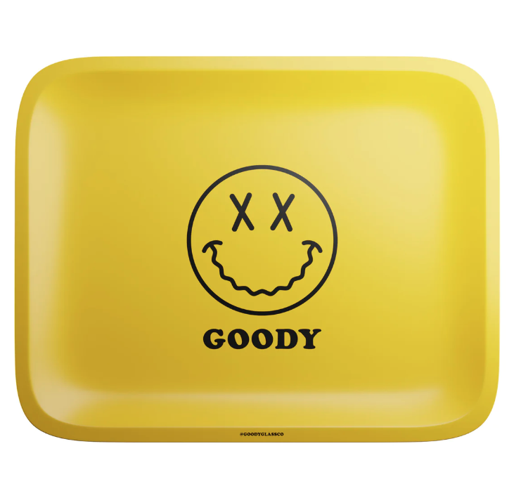 Photograph of product: Accessories | Smiley Face Small Rolling Tray | Hemper