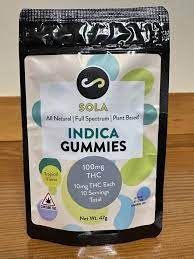 Photograph of product: Sola- 4:1 CBD:TH-oui RSO Gummies (10pk X 25mg TH-oui)