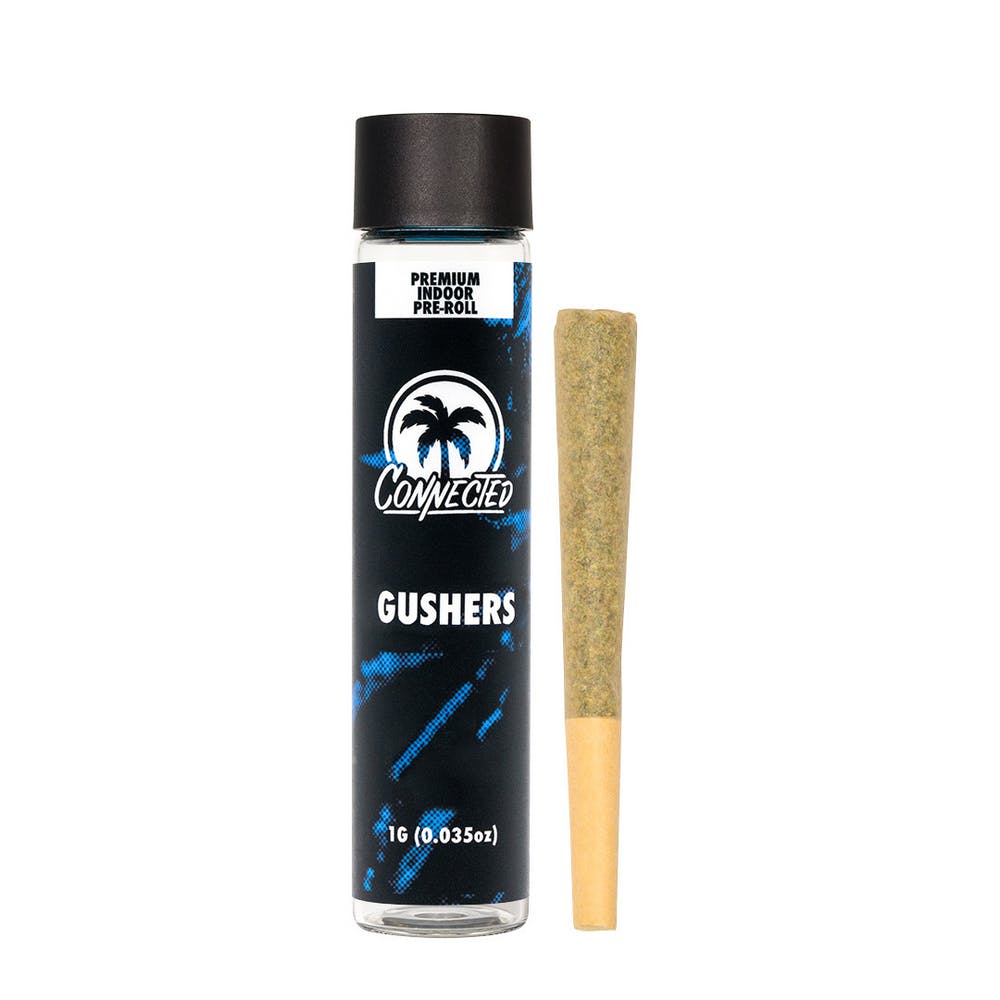 Photograph of product: CONNECTED: GUSHERS 1G PRE-ROLL