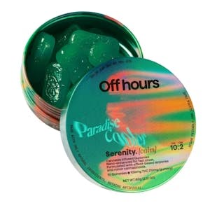 Photograph of product: OFF HOURS Paradise Cooler 'Serenity' 10pk 10mg Gummies
