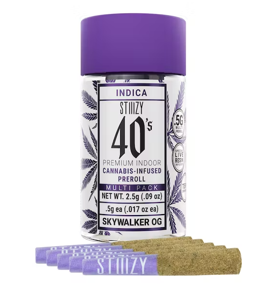 Photograph of product: Skywalker 40's Mini Infused Preroll 5pk