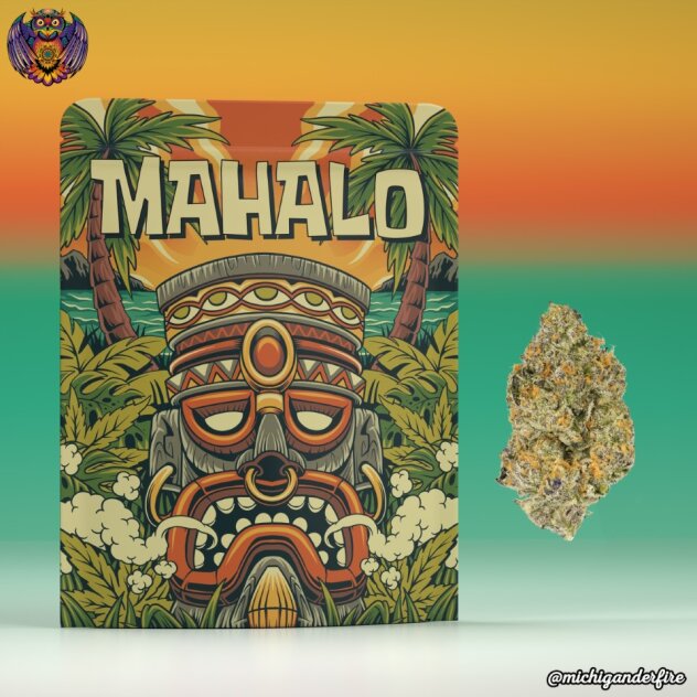 Photograph of product: Michigander Fire | Mahalo Flower - 3.5g