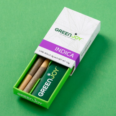 Photograph of product: Green Joy l Money Maker Pre Roll l 2pk l 1g
