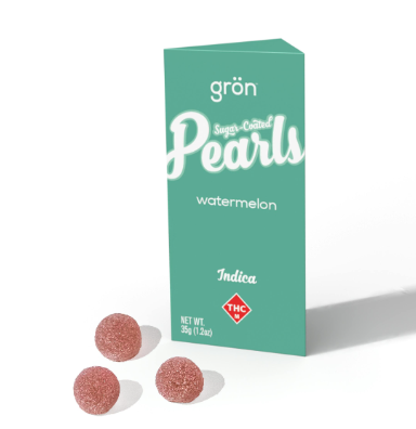 Photograph of product: Grn | Watermelon Pearls | (Oui'd) 10pk