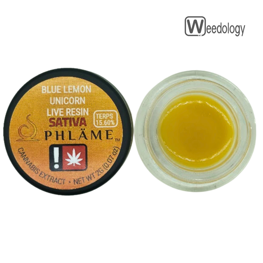 Photograph of product: Phlame 2g BLUE LEMON UNICORN LR