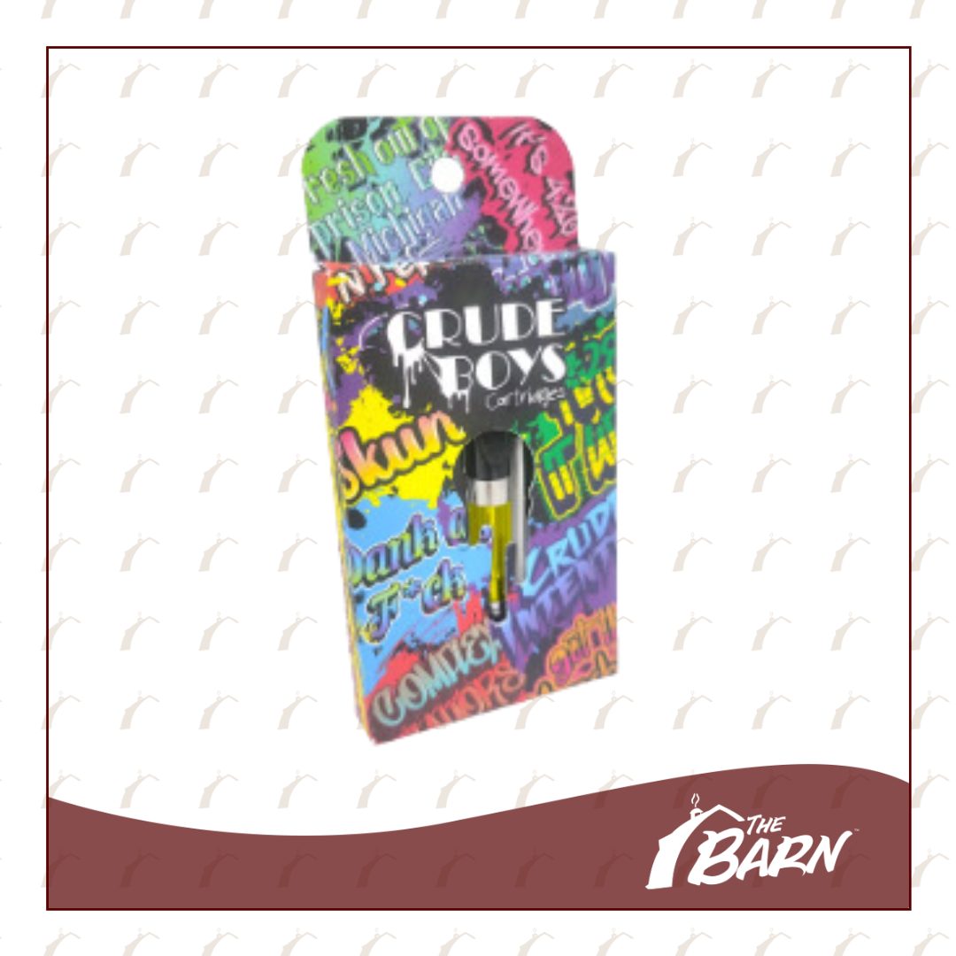 Photograph of product: Crude Boys 1g Carts - (I) Watermelon Zkittlez - REC