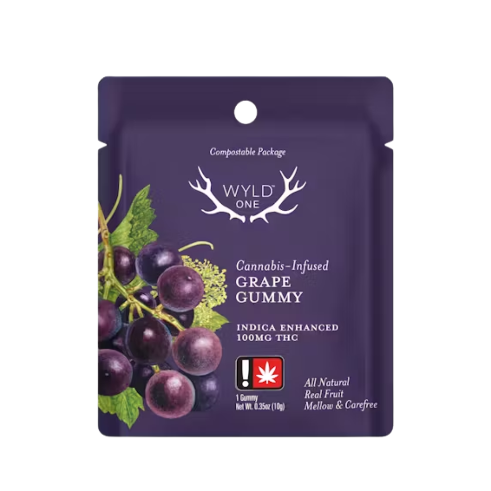 Photograph of product: Wyld - Ones - Grape (Oui'd) 100mg